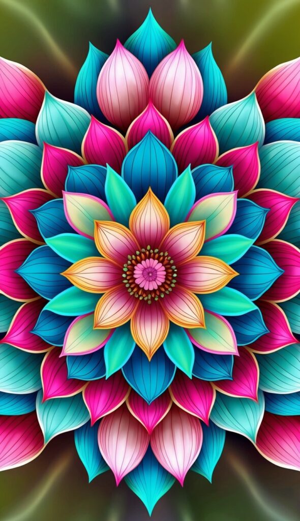 lotus blossom harmony mandala