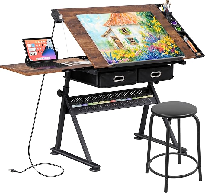 ZENY Adjustable Drafting Table - my top pick for the best art desk